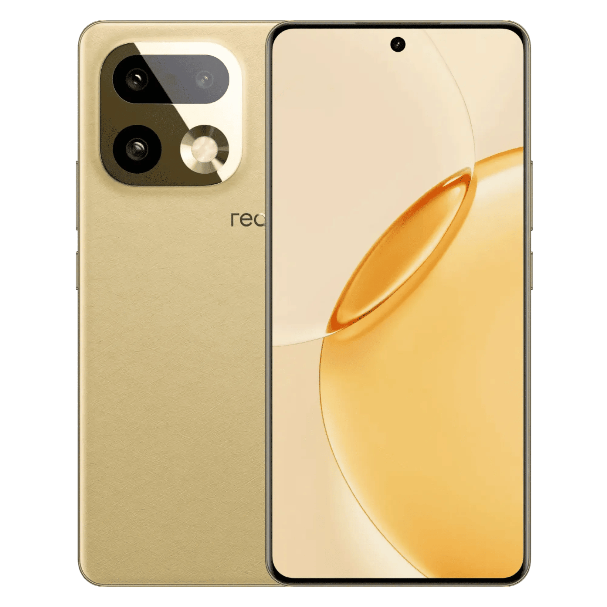 Realme 16 pro plus 5g master gold 8gb 256gb Front Back View