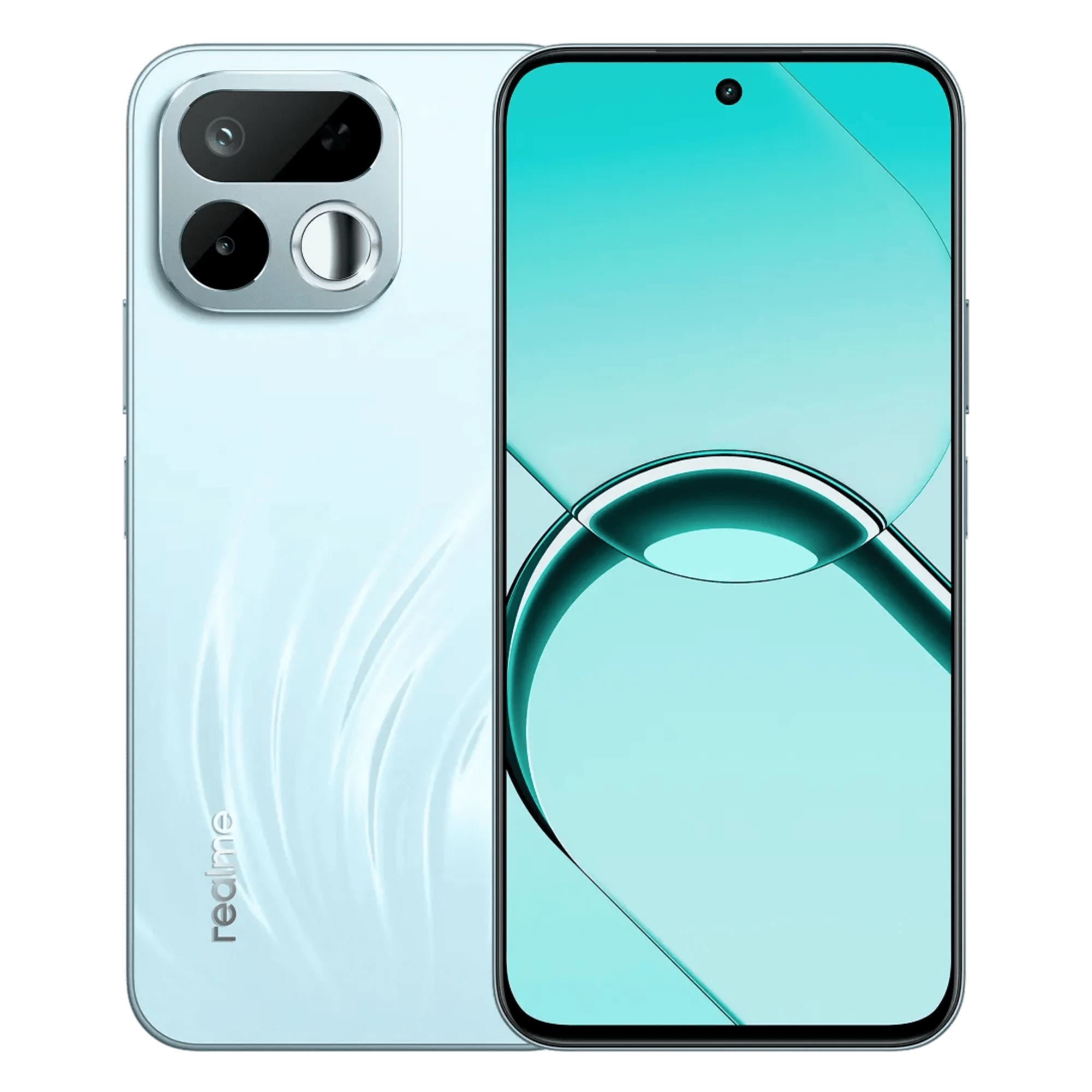 Realme 16t 5g aurora green 8gb 128gb Front Back View