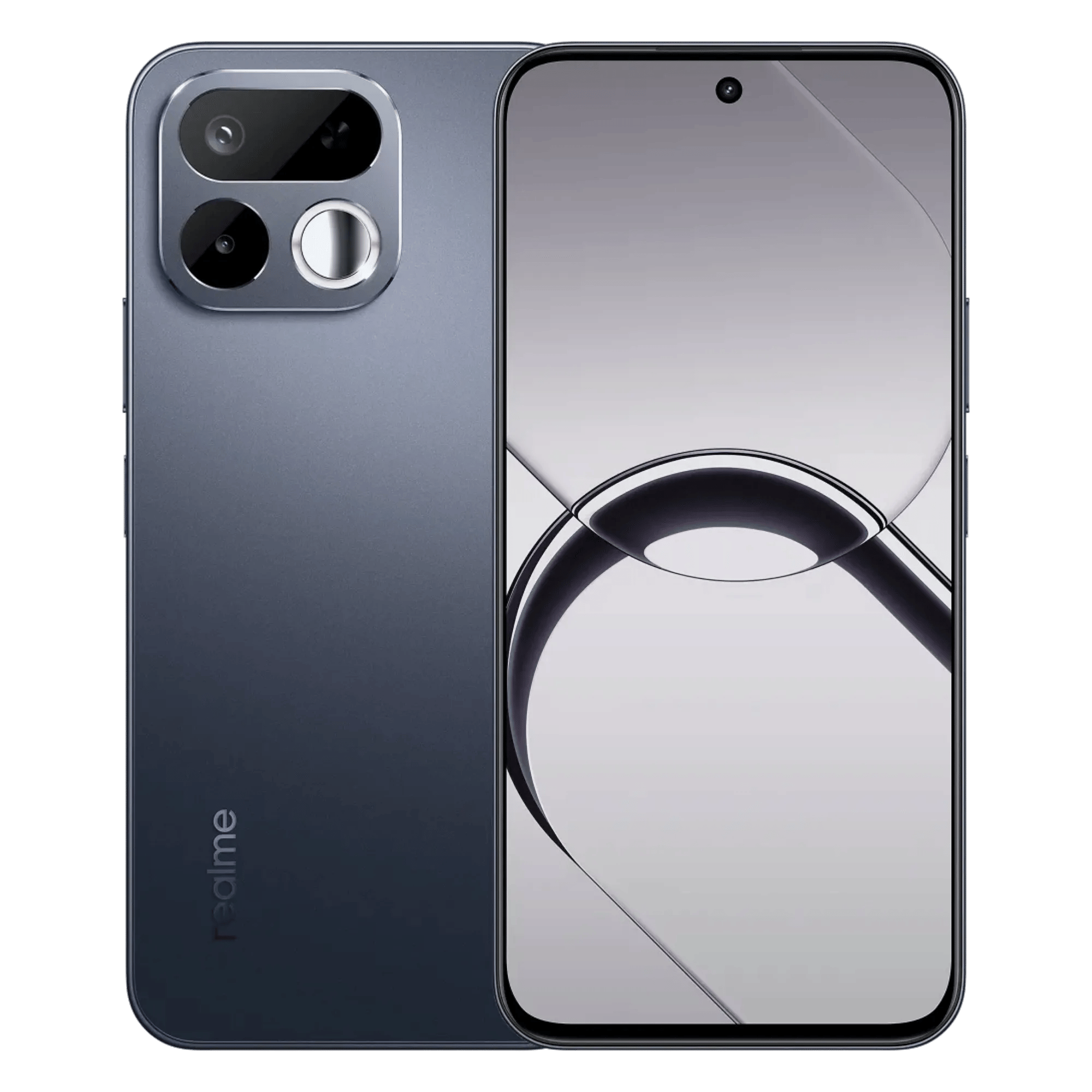 Realme 16t 5g starlight black 8gb 128gb Front Back View