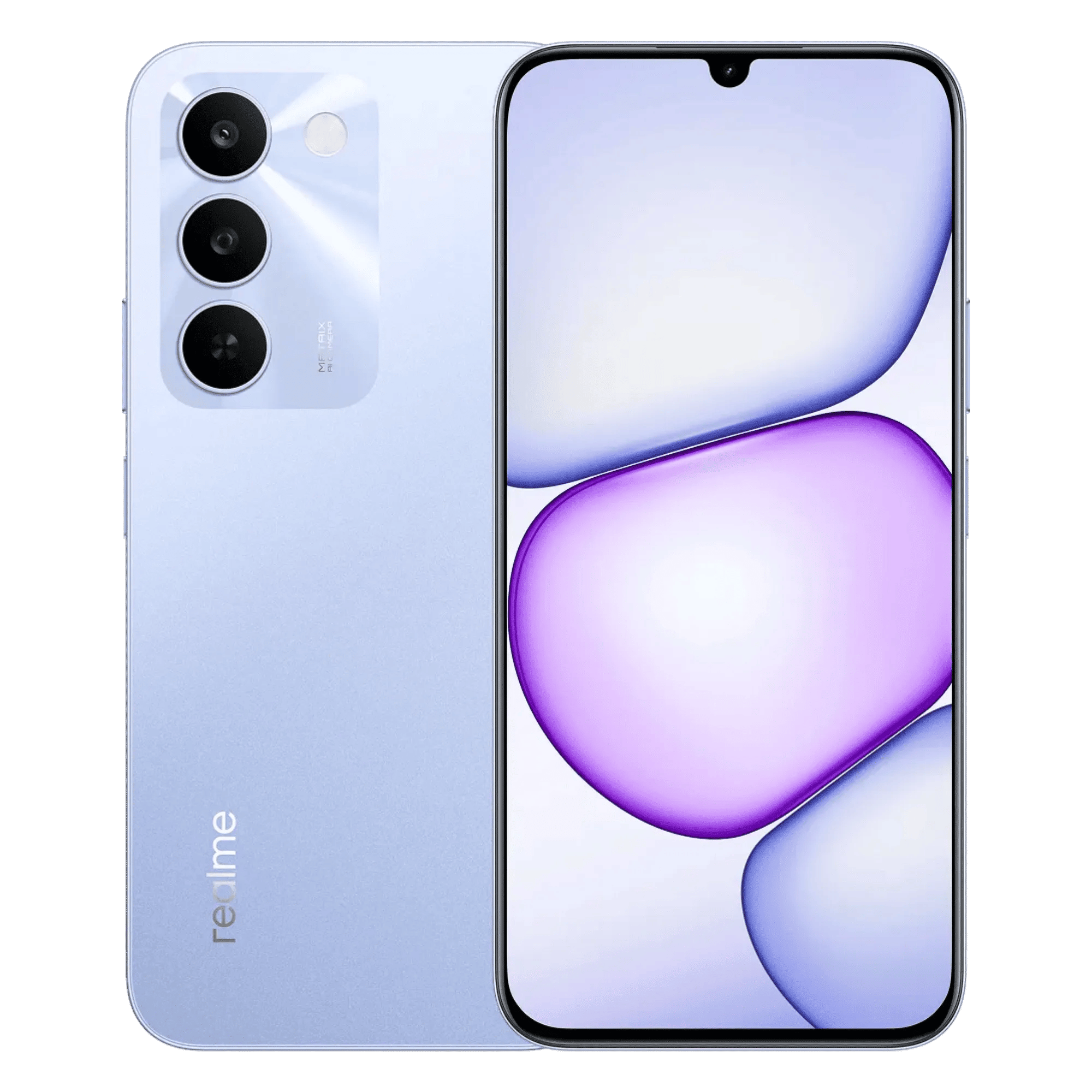 Realme c83 5g blooming purple 6gb 128gb Front Back View