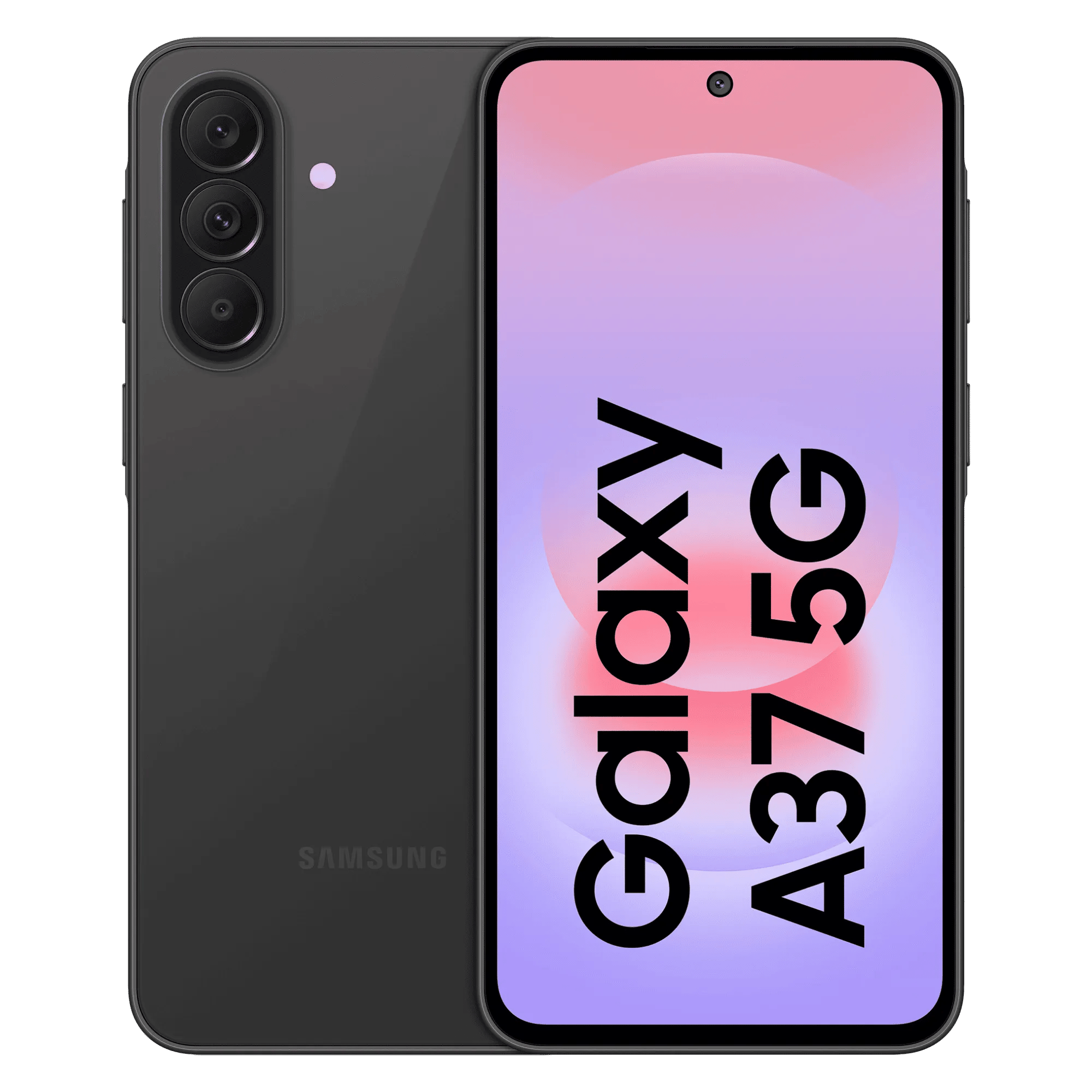 Samsung galaxy a37 5g awesome charcoal 8gb 128gb Front Back View