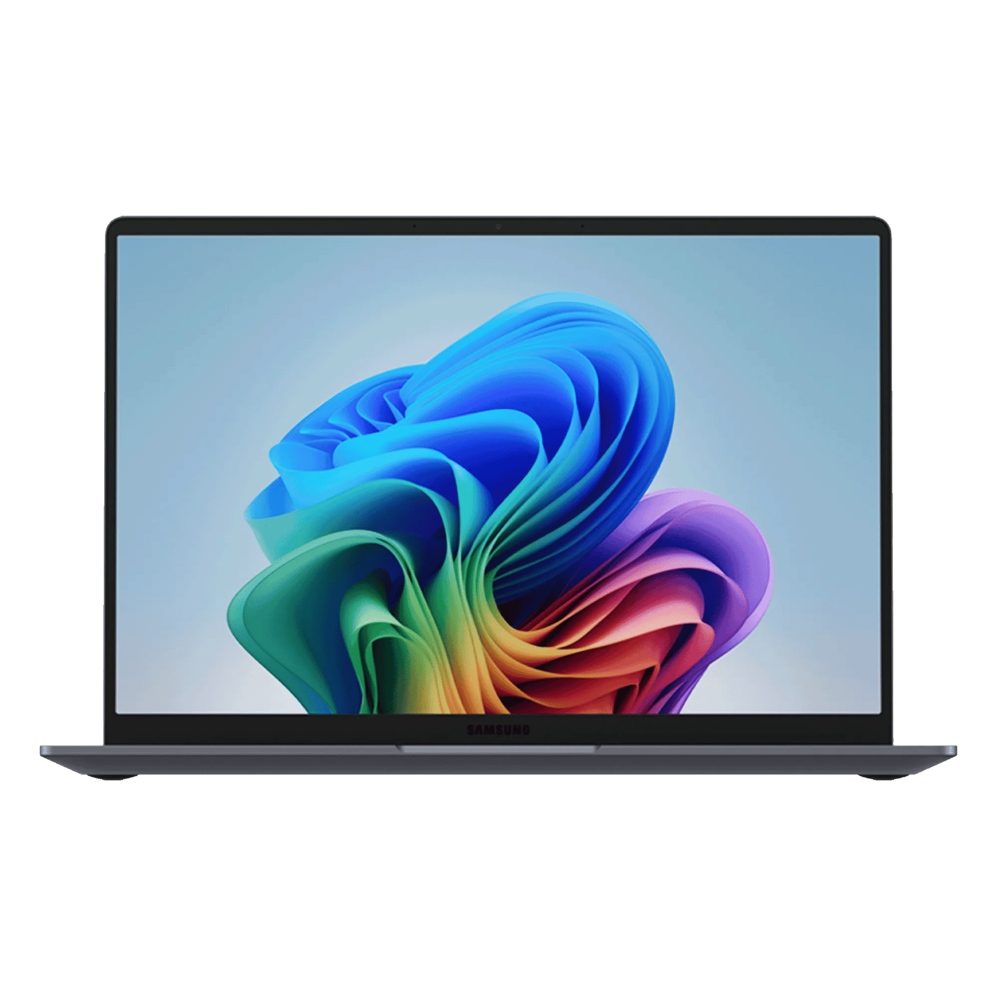 Samsung galaxy book6 intel core ultra 7 355 windows 11 home laptop np740vjg kg2in gray 16gb 512gb Front View