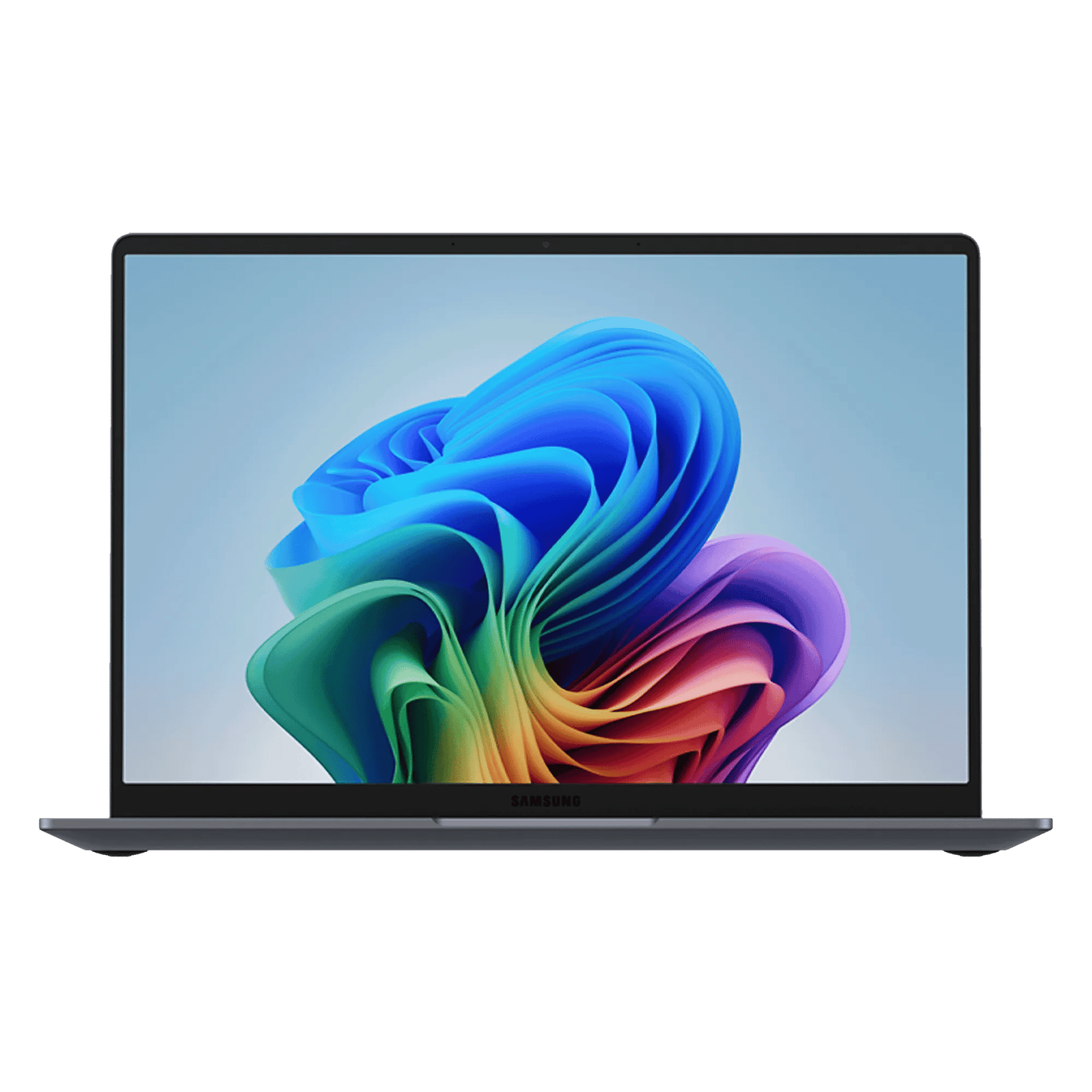 Samsung galaxy book6 intel core ultra 7 355 windows 11 home laptop np760vjg kg2in gray 16gb 512gb Front View