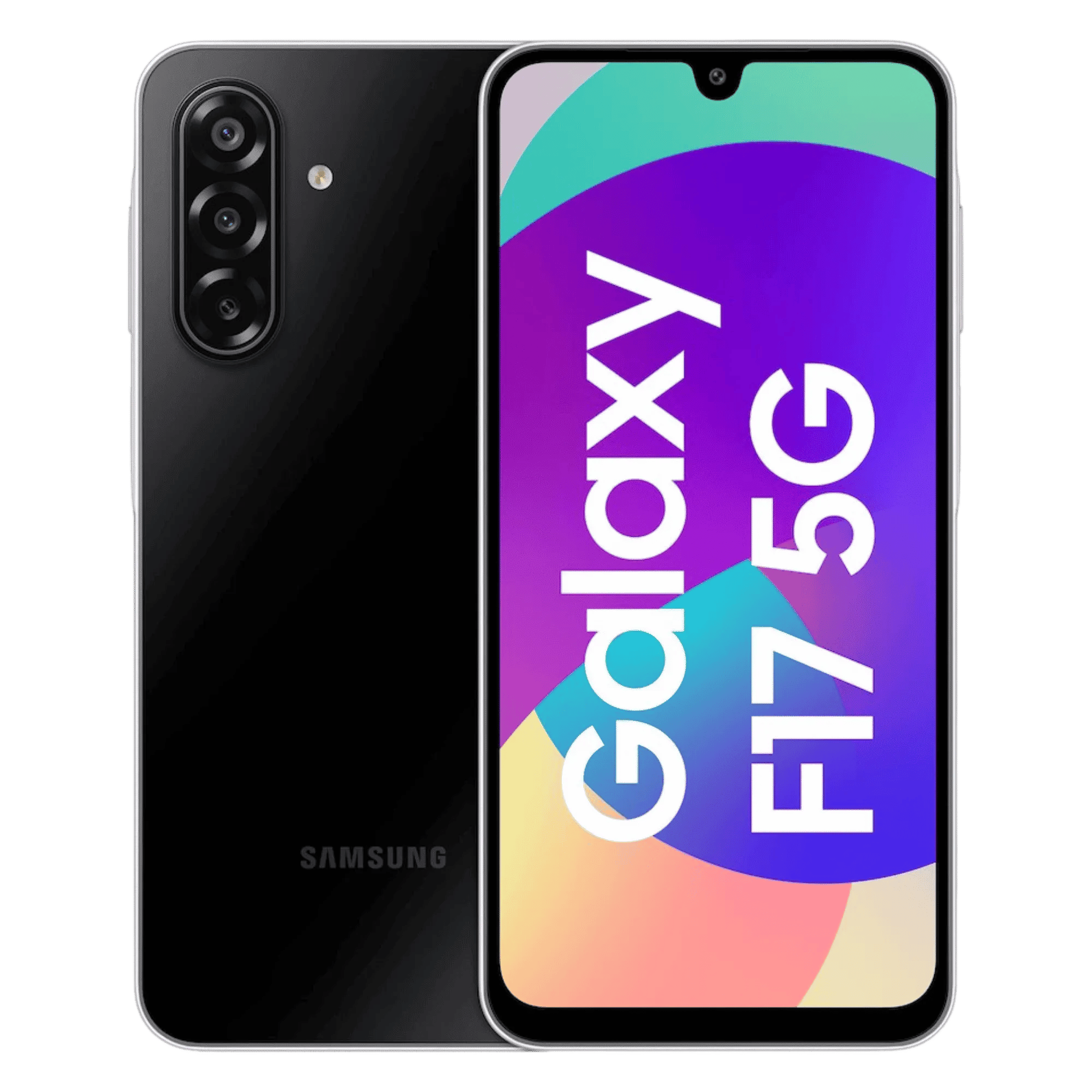 Samsung galaxy f17 5g neo black 8gb 128gb Front Back View