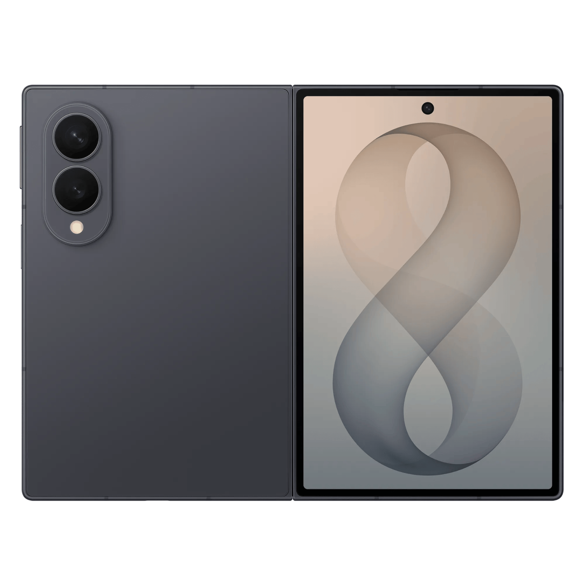 Samsung galaxy z fold8 5g graphite 12gb 256gb Front Back View