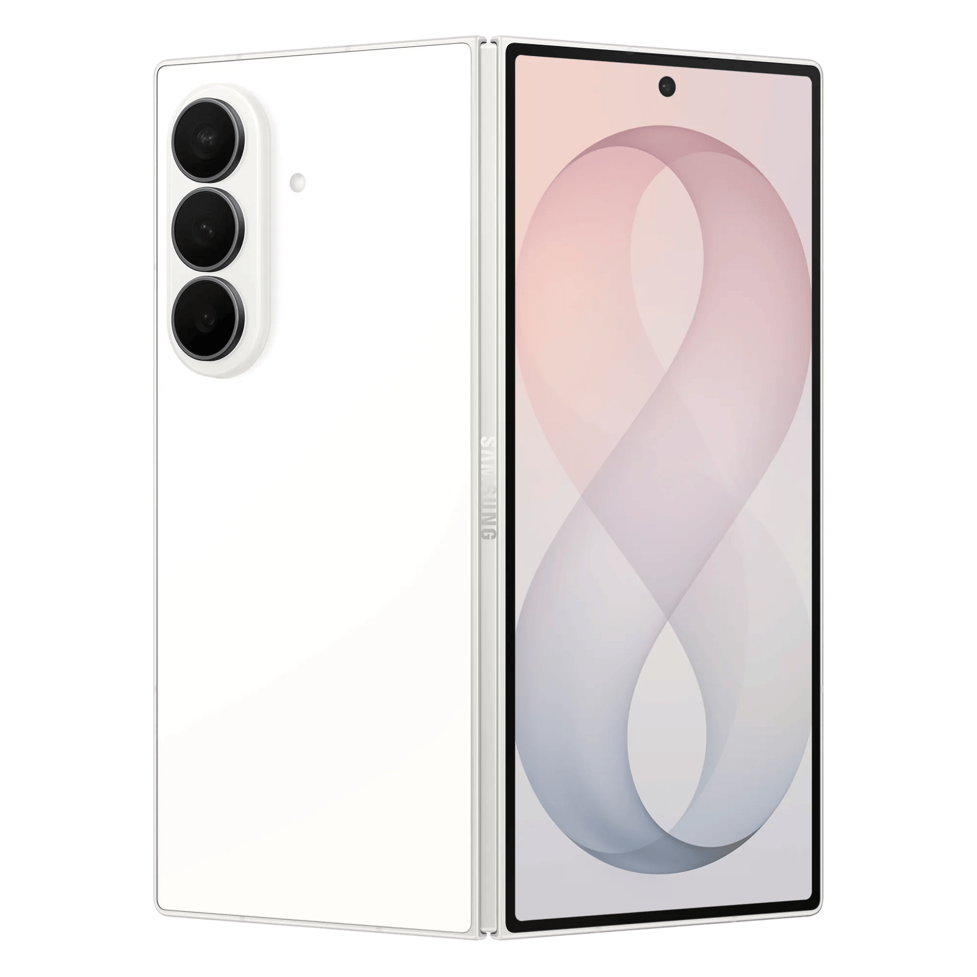 Samsung galaxy z fold8 ultra 5g cream 12gb 512gb Front Back Fold View
