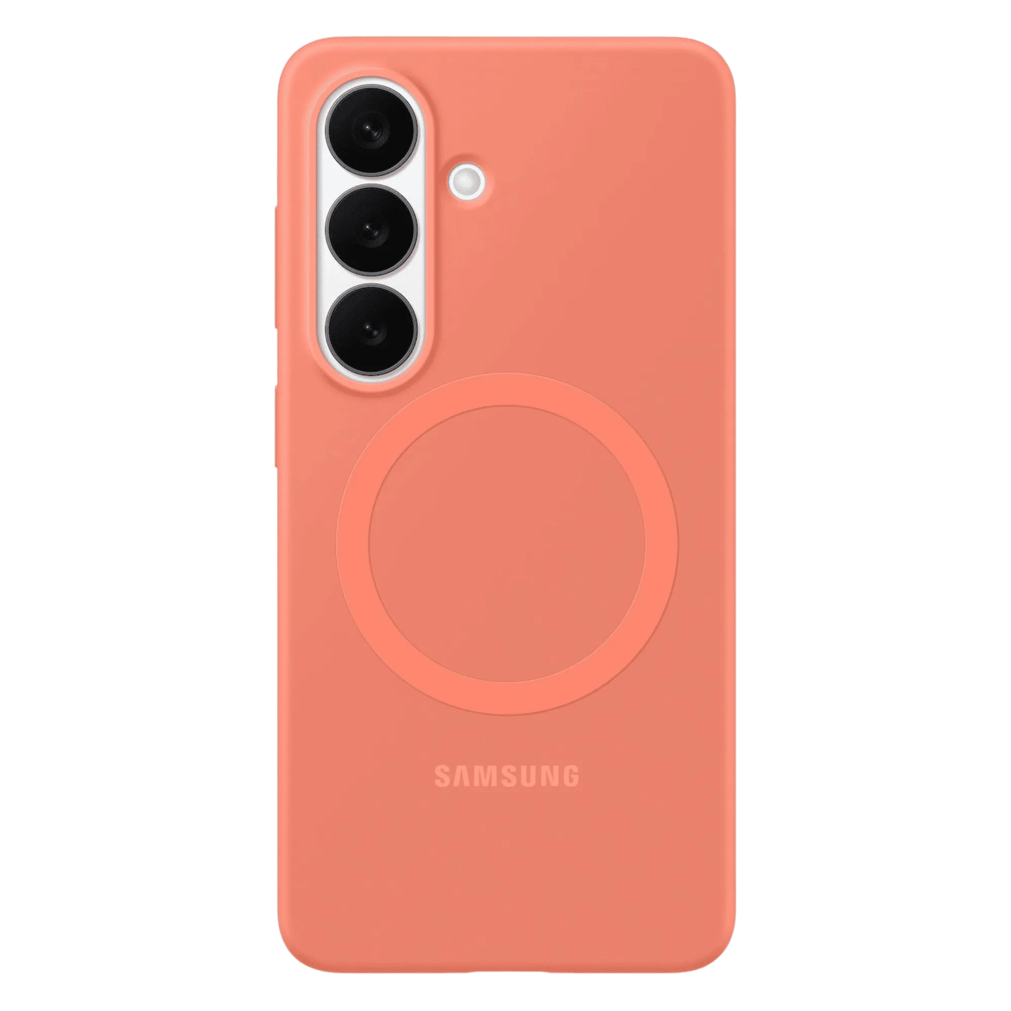 Samsung magsafe case for galaxy s26 5g coral red Back View