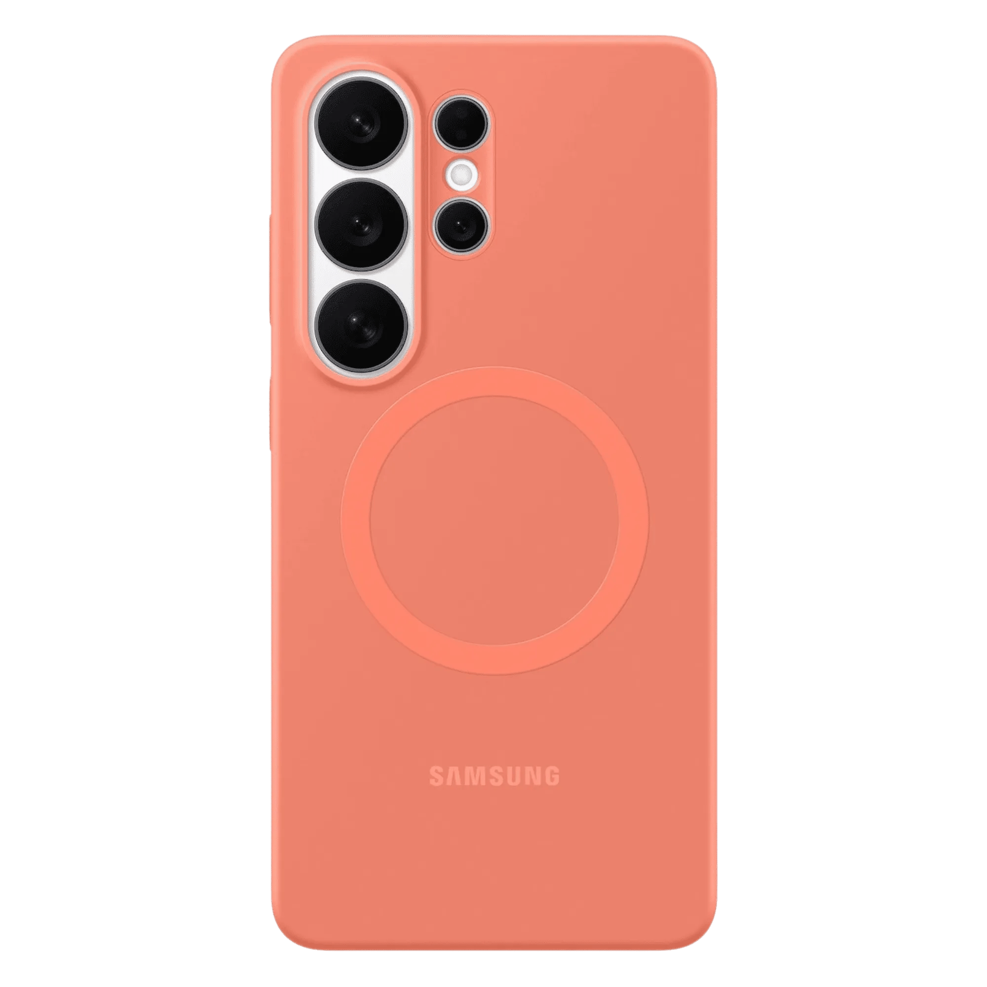 Samsung magsafe case for galaxy s26 ultra 5g coral red Back View