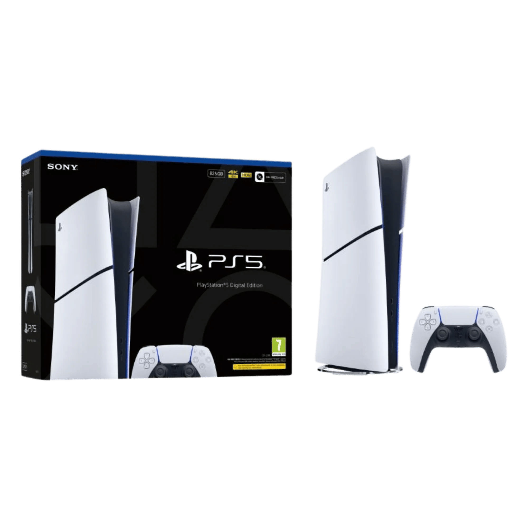 Sony playstation 5 slim digital e chassi white Full View