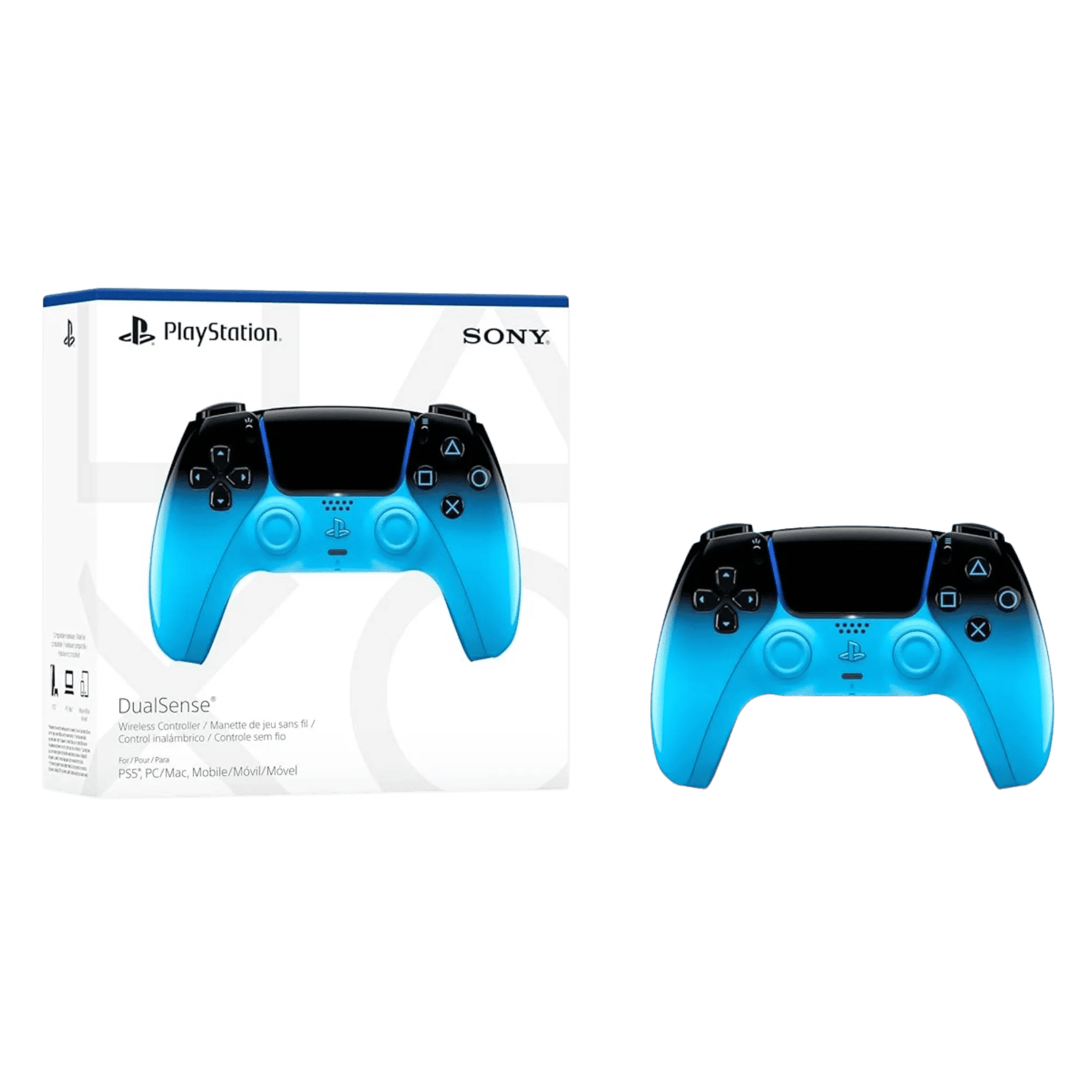 Sony ps5 dualsense hyperpop wireless controller rhythm blue Full View