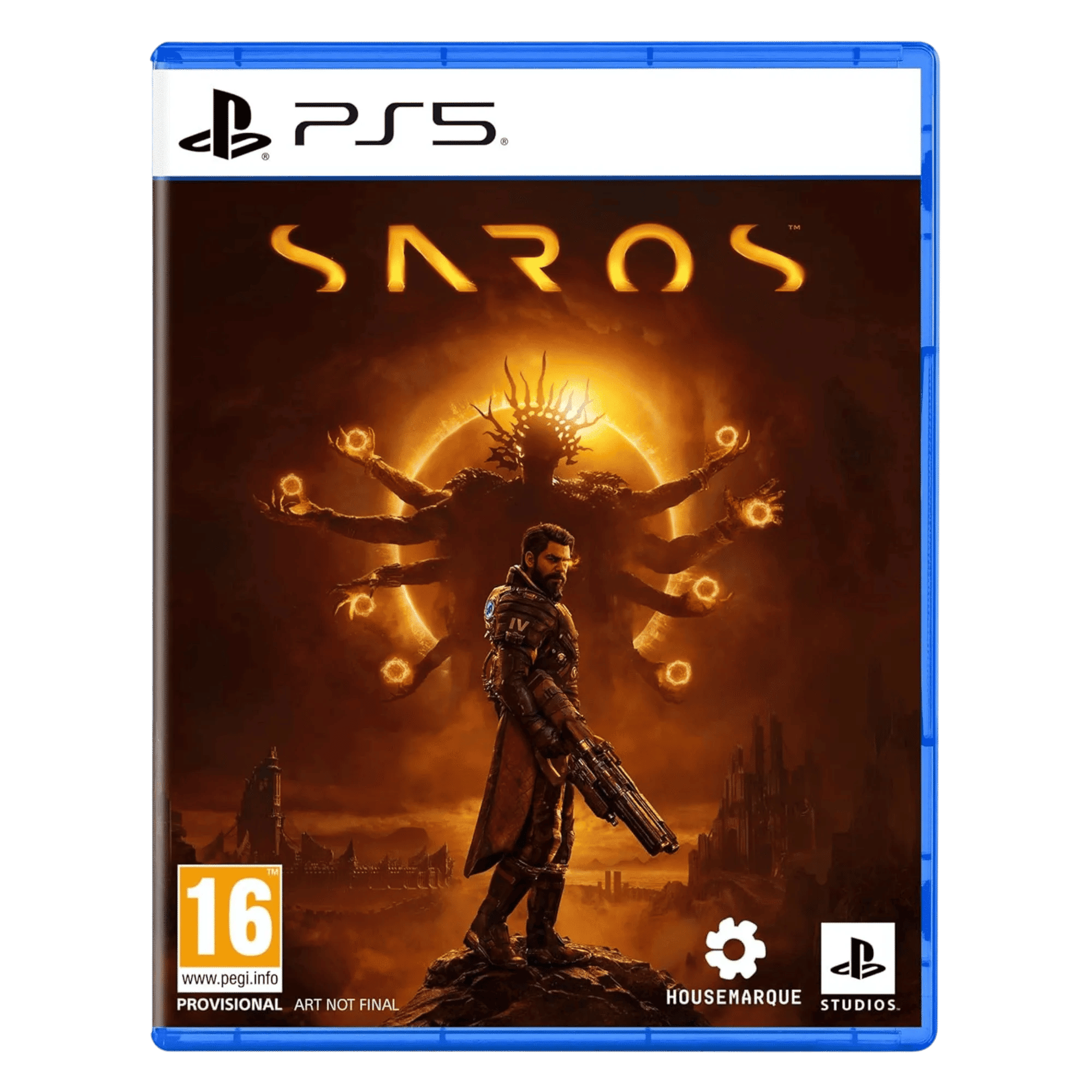 Sony saros for ps5 Front View