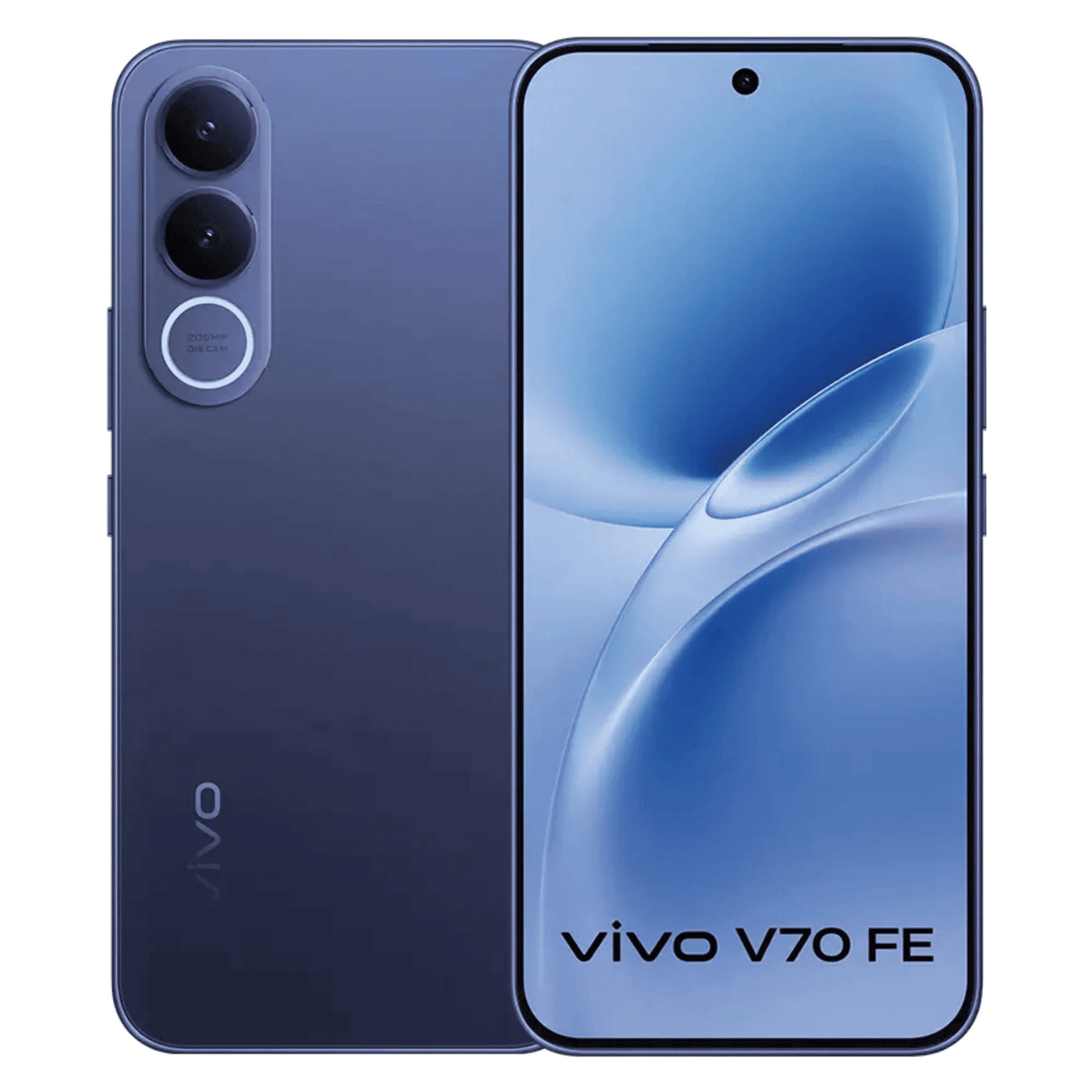 Vivo v70 fe 5g monsoon blue 12gb 256gb Front Back View