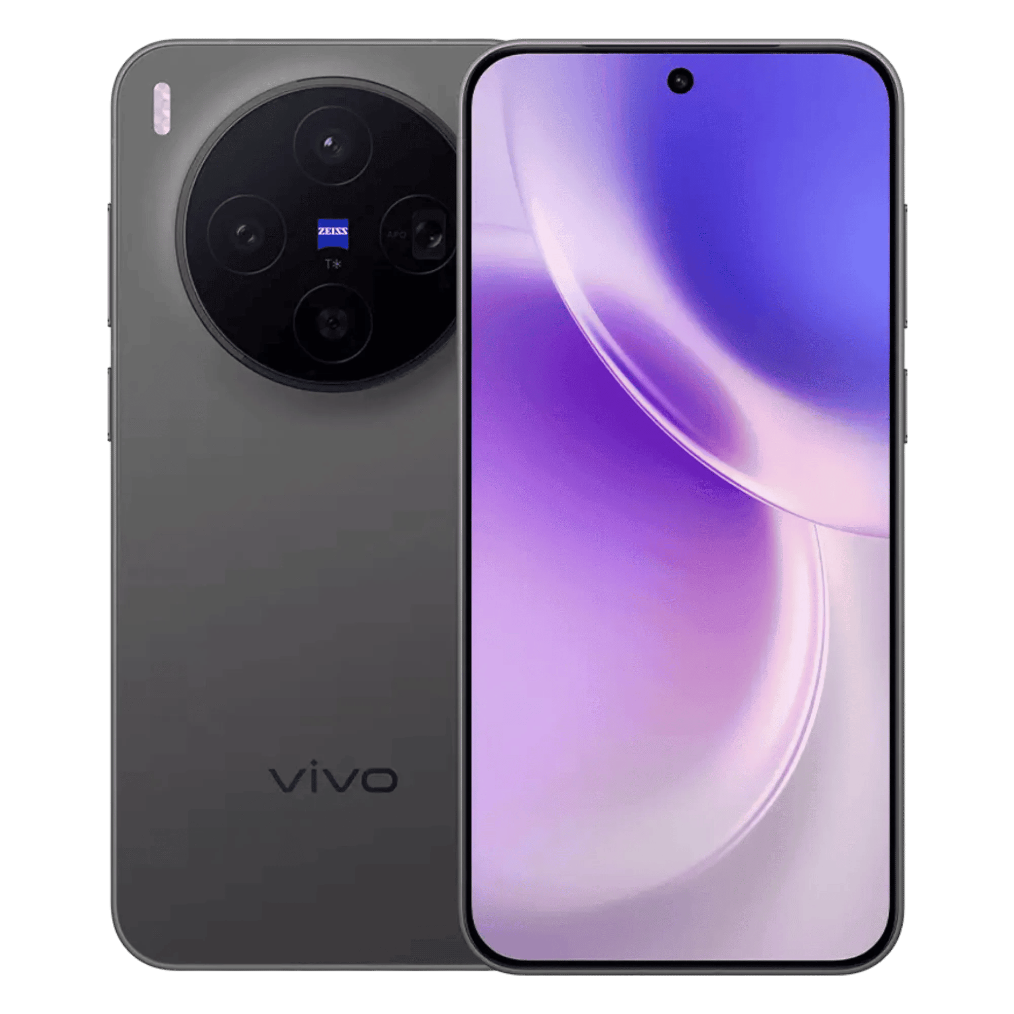 Vivo x300 5g elite black 16gb 512gb Front Back View