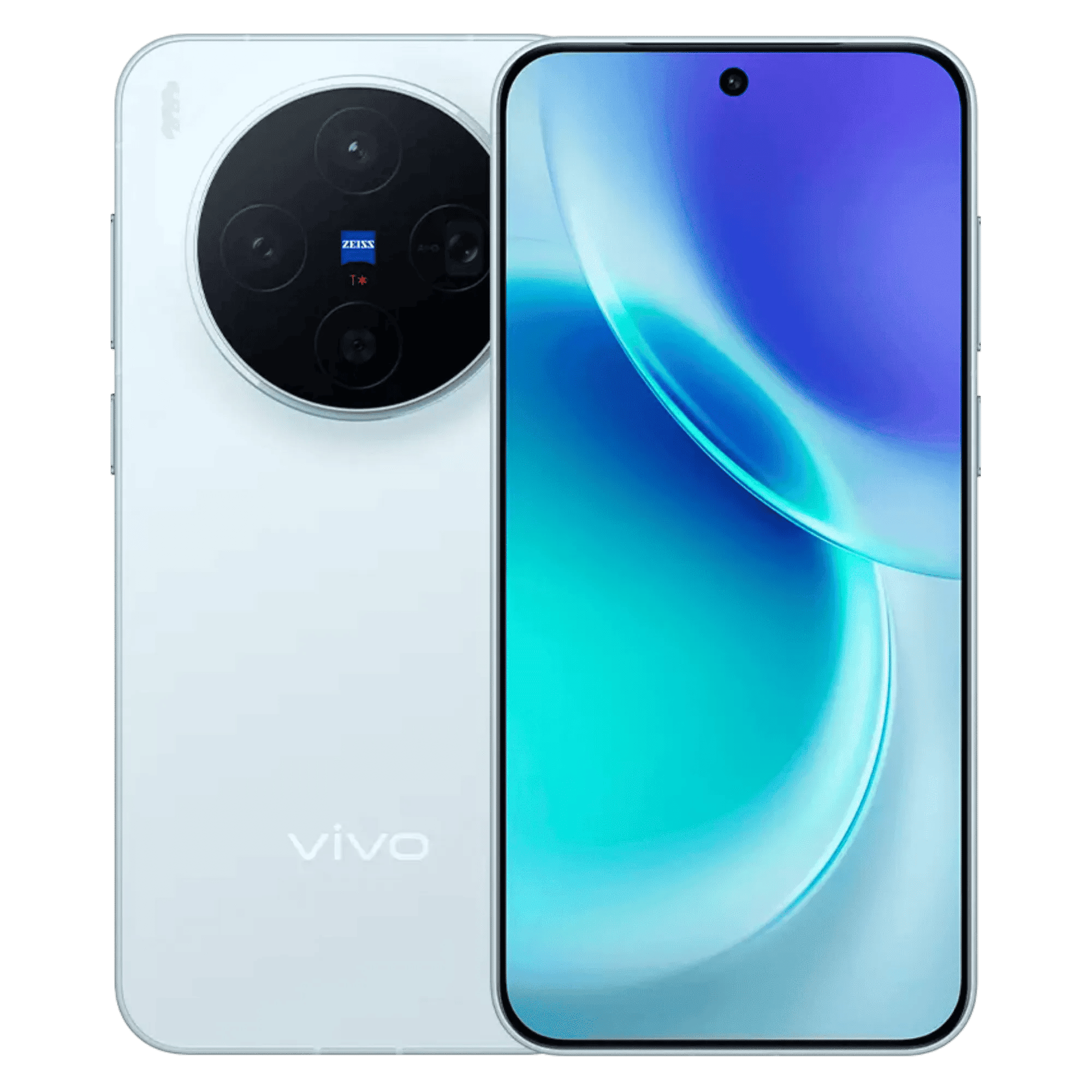 Vivo x300 5g mist blue 12gb 512gb Front Back View