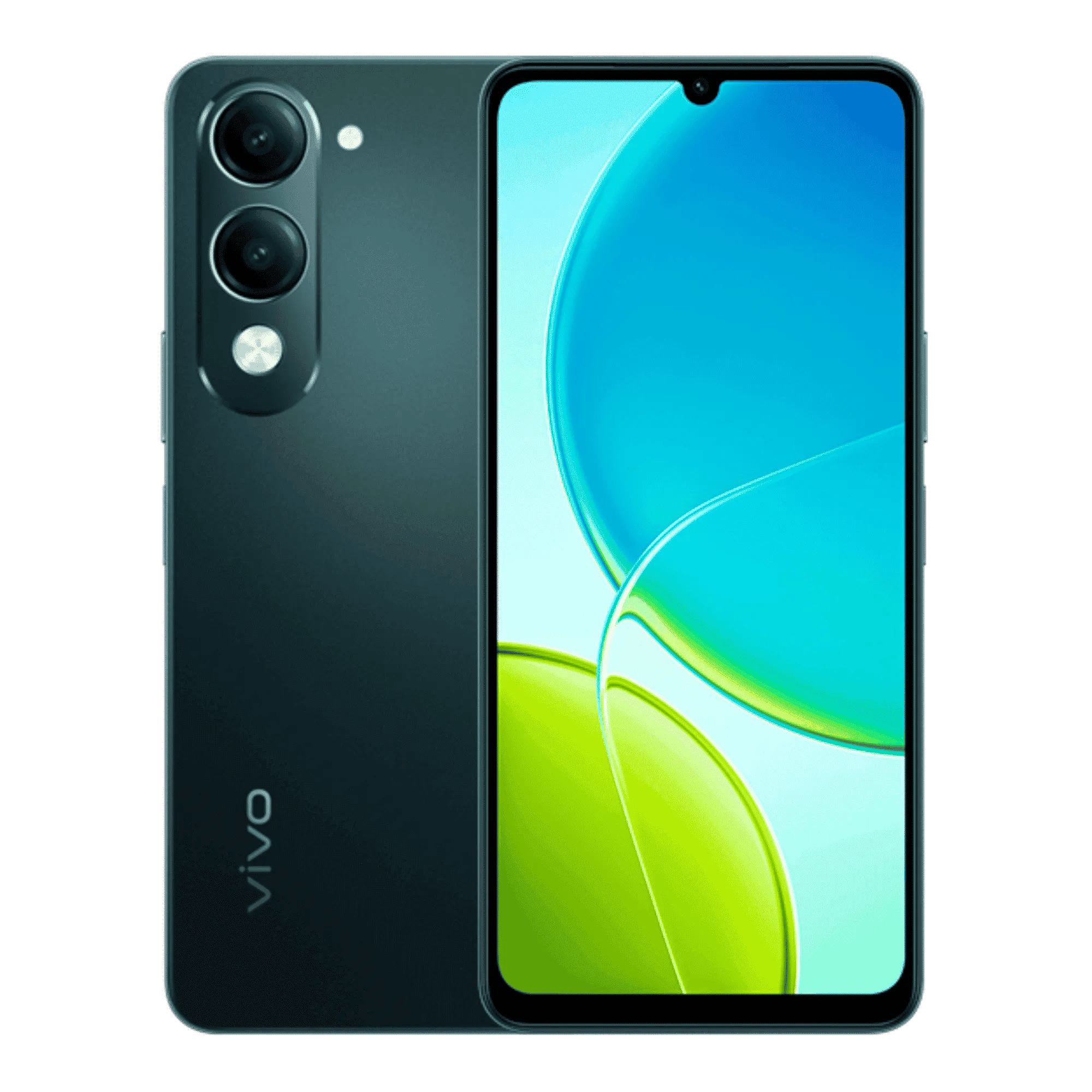 Vivo y19s 5g majestic green 4gb 128gb Front Back View