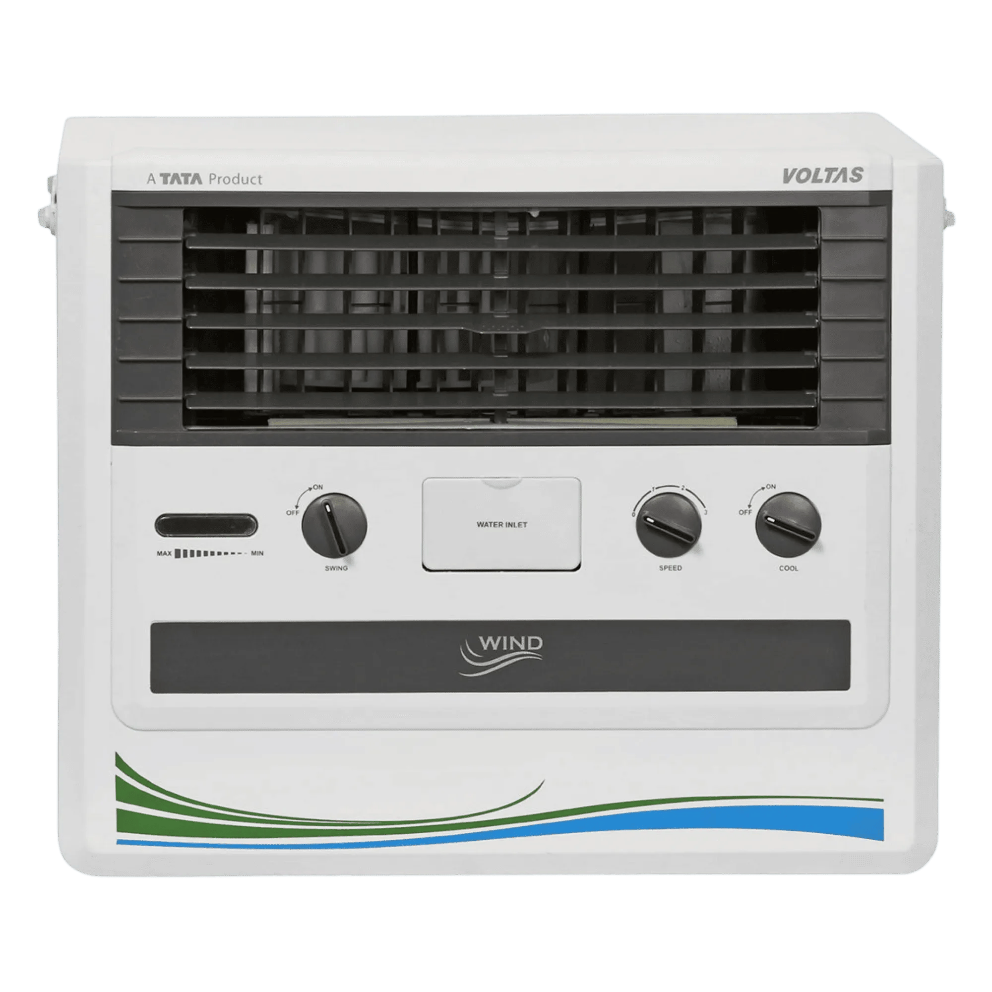 Voltas wind 54 l ww window air cooler white 54 l Front View