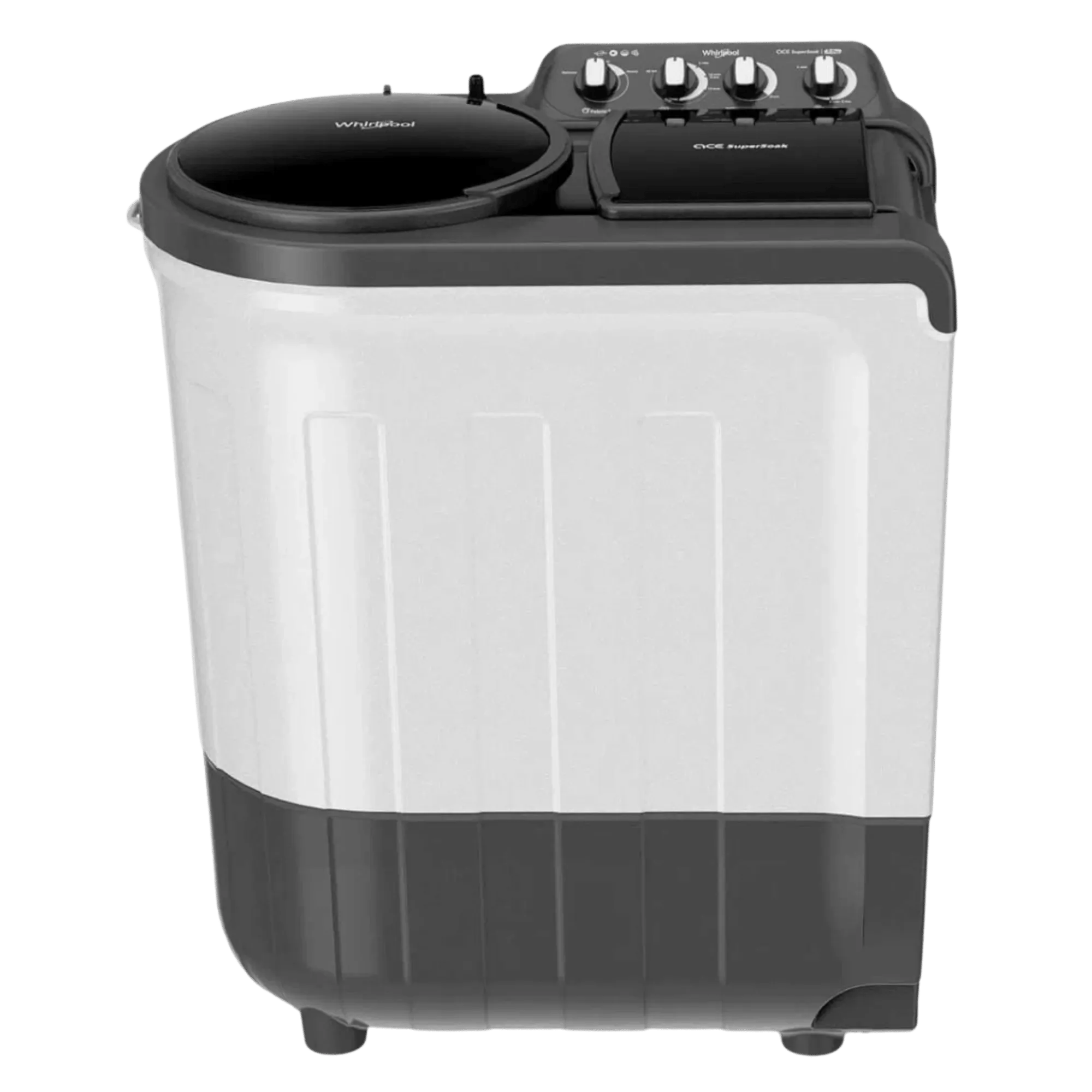Whirlpool 7 0kg semi automatic washing machine ace 7 0 sup soak grey Front View