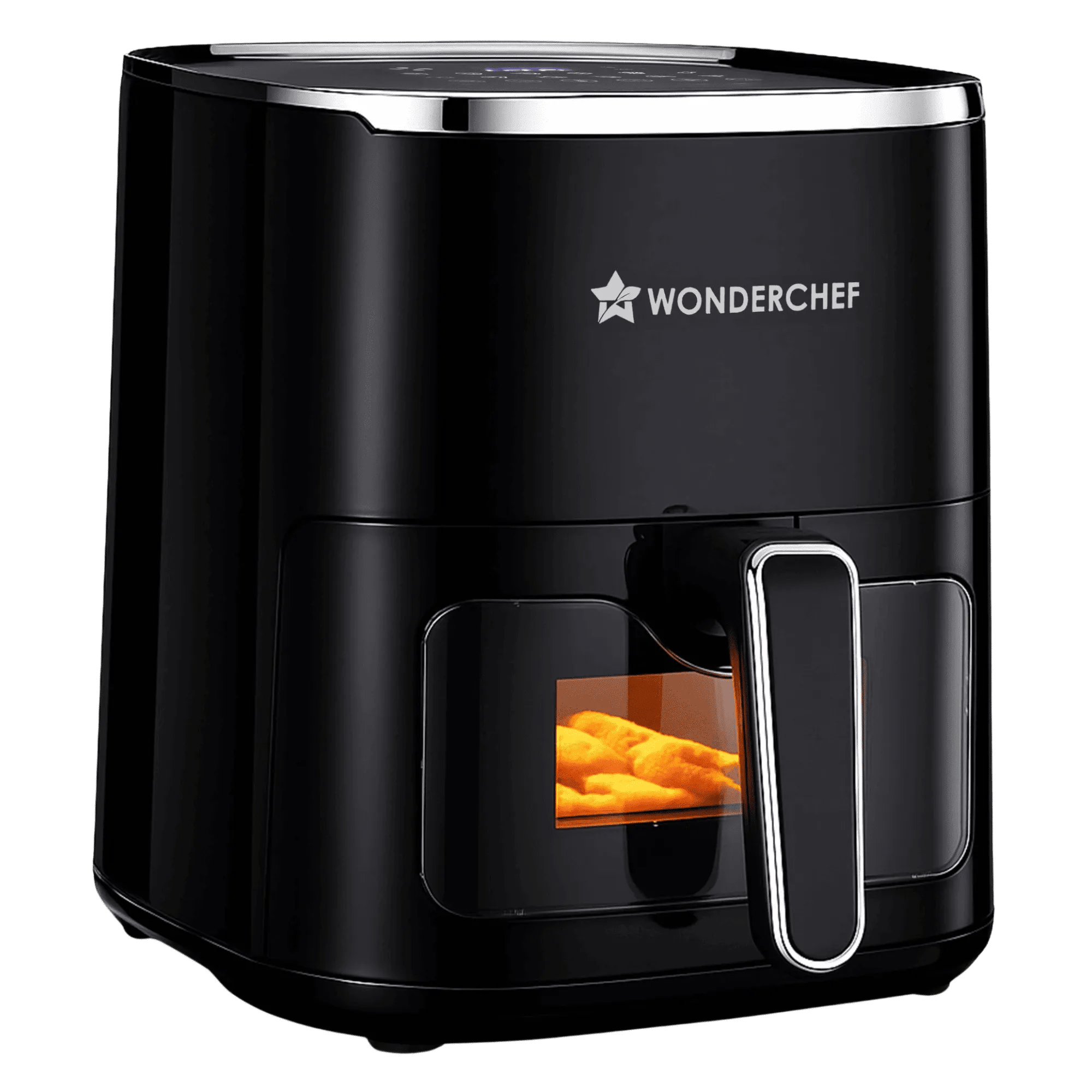Wonderchef evita digital 1380w air fryer black 5 l Front Left View