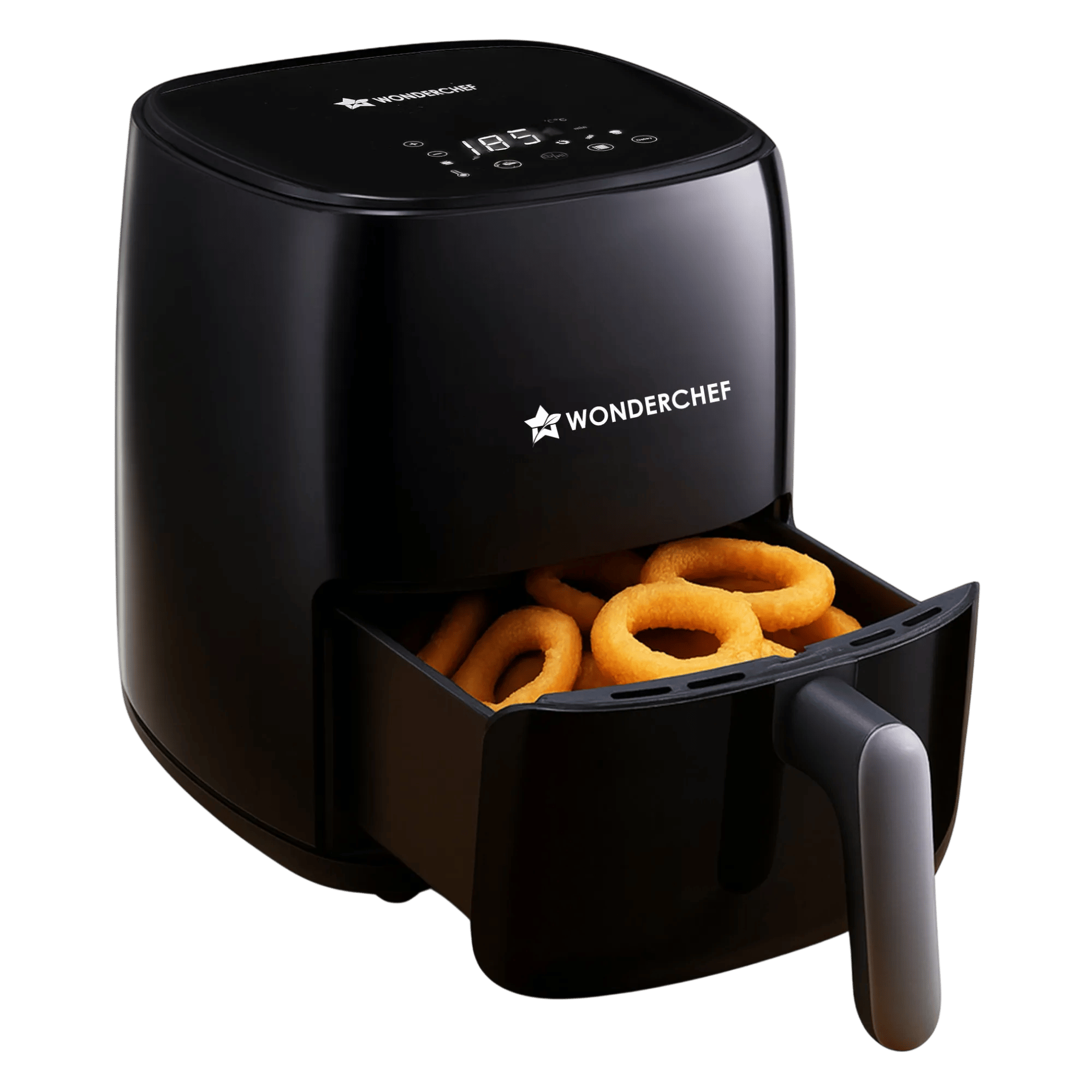 Wonderchef neo digital 1000w air fryer black 2 l Front Left View