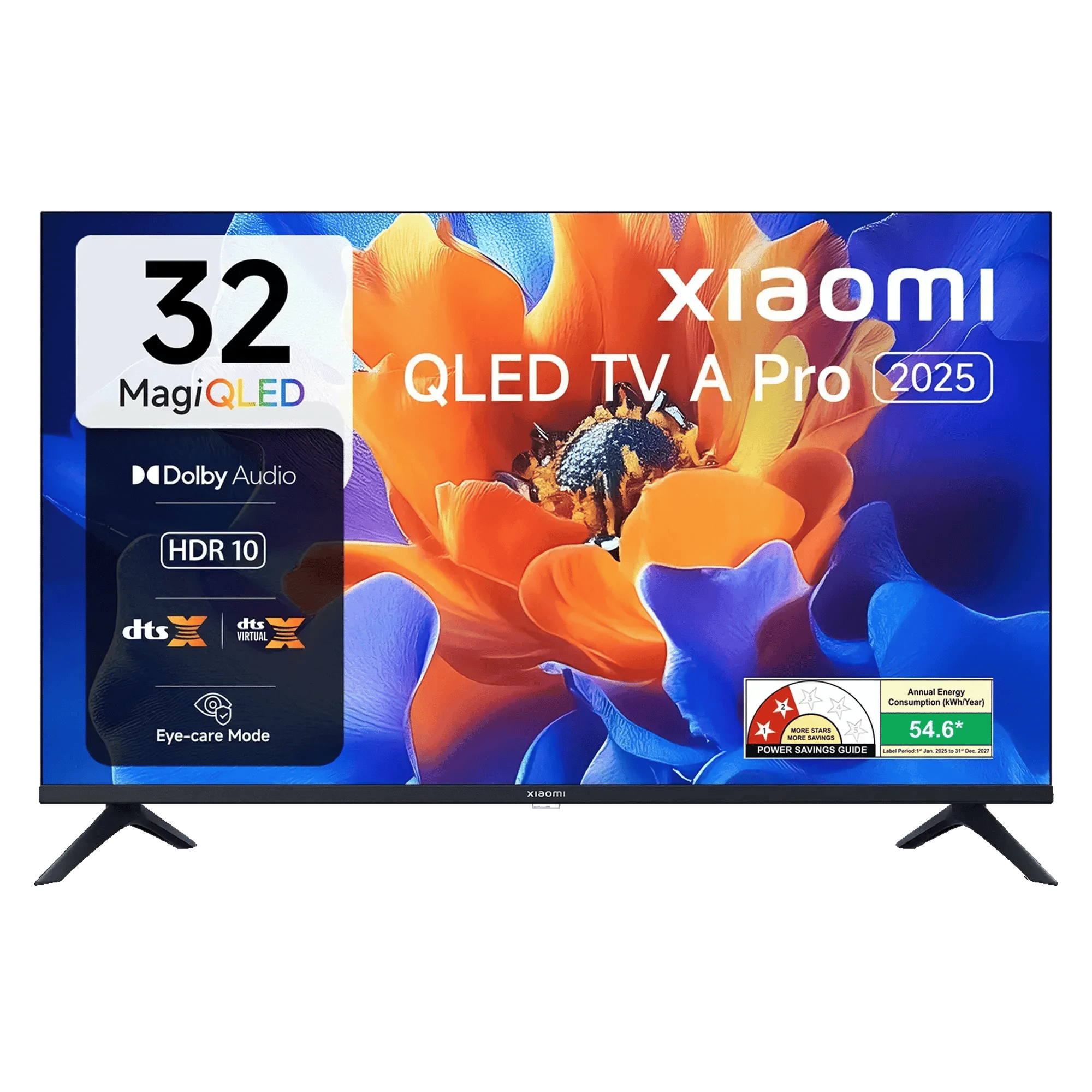 Xiaomi hd ready qled smart tv a pro series 32 inch Front View Image