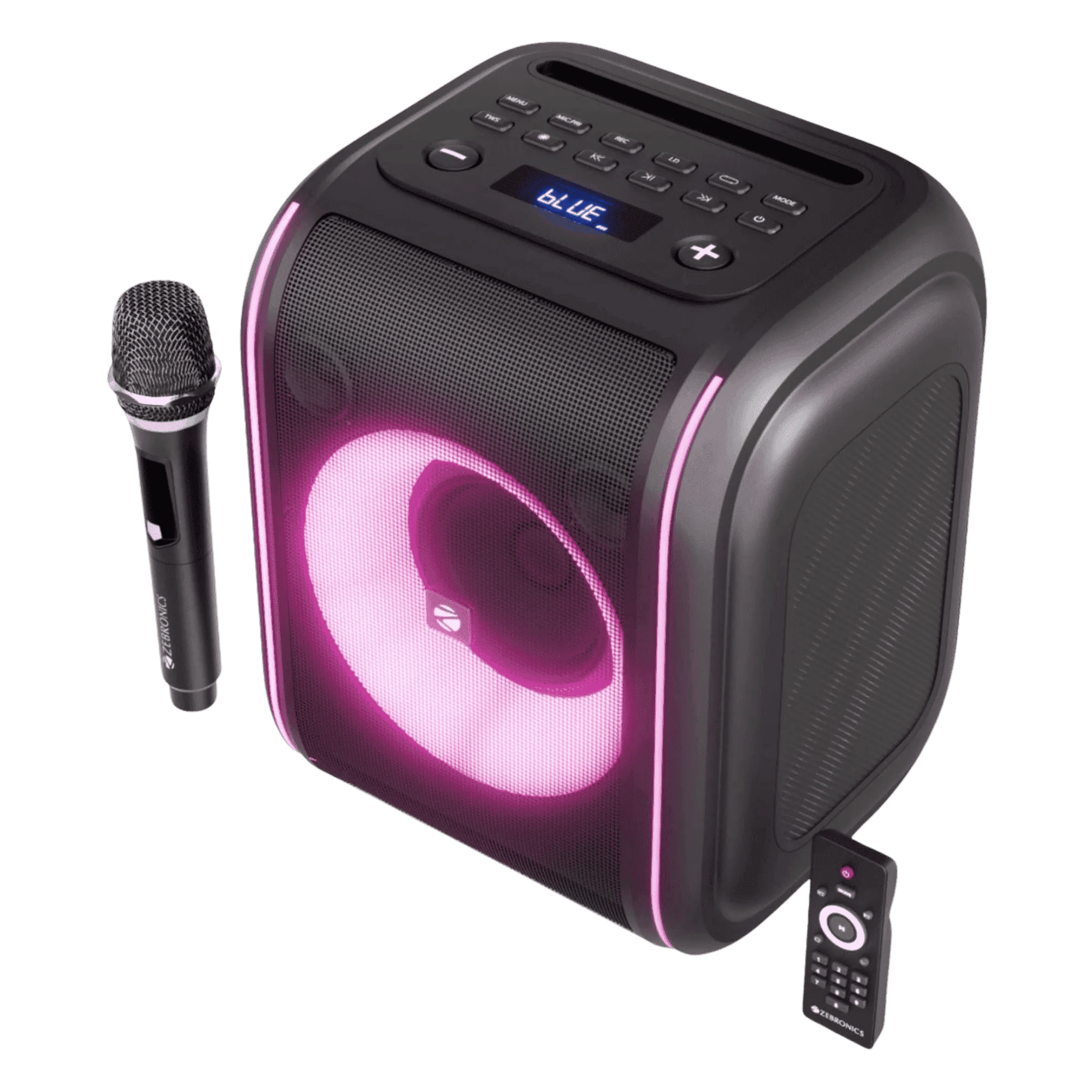 Zebronics zeb sound feast 880 wireless 60w party speaker black Front Right View Image