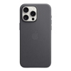 apple finewoven case with magsafe for iphone 15 pro max black front view 01