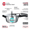 hawkins tri ply stainless steel pressure cooker 3 5 litre specs 03