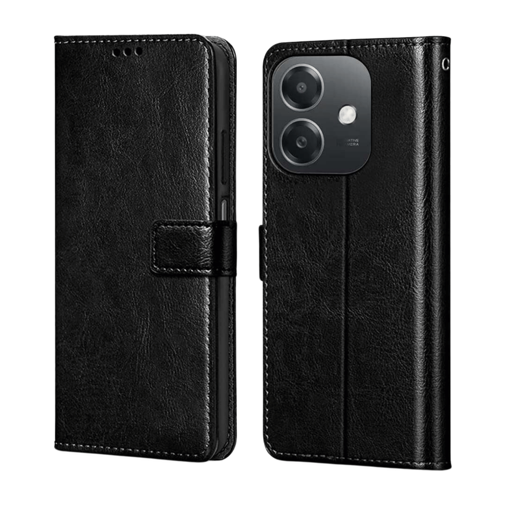 Price History of Arrow Leather Flip Cover For Oppo A3 5G/A3X 5G - Main Image