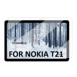 2 5d tempered glass screen protector for nokia tab t21 transparent front view