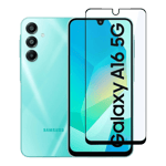 2 5d tempered glass screen protector for samsung galaxy a16 5g black Front View
