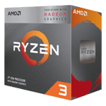Amd ryzen 3 desktop processor 4 cores 4 treads 4 0ghz pcie3 3200g silver Box View