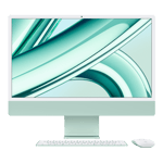 Apple imac retina 4 5k display m3 chip with 8 core cpu and 8 core gpu mac os mqra3hn a green 8gb 256gb Front View