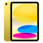 Apple ipad 10 9 inch wifi 64gb yellow 10th generation Front Back View