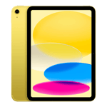 Apple ipad 11 inch with apple a16 chip 11th gen wifi cellular yellow 128gb Front Back View