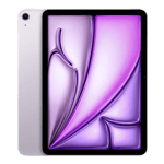 Apple ipad air with apple m3 chip 11 inch wifi cellular purple 512gb Front Back View