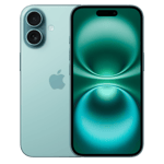 Apple iphone 16 teal 256gb Front Back View
