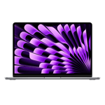 Apple macbook air m3 chip with 8 core cpu and 10 core gpu mac os laptop mrxp3hn a space grey 16gb 512gb Front View
