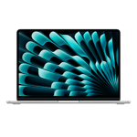 Apple macbook air m3 chip with 8 core cpu and 10 core gpu mac os laptop mrxr3hn a silver 16gb 512gb Front View