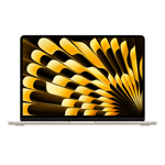 Apple macbook air m3 chip with 8 core cpu and 10 core gpu mac os laptop mxcu3hn a starlight 16gb 512gb Front View