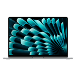 Apple macbook air m4 chip with 10 core cpu and 10 core gpu mac os laptop 15 3 inch mw1g3hn a silver 16gb 512gb Front View