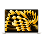 Apple macbook air m4 chip with 10 core cpu and 10 core gpu mac os laptop 15 3 inch mw1j3hn a starlight 16gb 256gb Front View