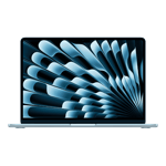 Apple macbook air m4 chip with 10 core cpu and 10 core gpu mac os laptop mc6u4hn a sky blue 24gb 512gb Front View