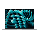 Apple macbook air m4 chip with 10 core cpu and 10 core gpu mac os laptop mw0x3hn a silver 24gb 512gb Front View