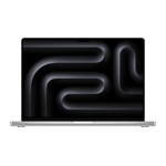 Apple macbook pro m3 pro chip with 12 core cpu and 18 core gpu mac os laptop mrw43hn a silver 18gb 512gb Front View