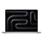 Apple macbook pro m5 chip with 10 core cpu and 10 core gpu mac os laptop 14 2 inch silver 16gb 512gb Front View