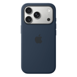 Apple silicone case with magsafe for apple iphone 17 pro midnight 1
