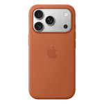 Apple silicone case with magsafe for apple iphone 17 pro terra cotta 1