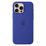 Apple silicone case with magsafe for iphone 16 pro max ultramarine Back View 1