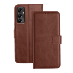Arrow Leather Flip Cover For Samsung Galaxy A05S Brown 07 min