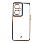 Arrow space chrome case for oneplus nord ce 3 lite blue Back View Model